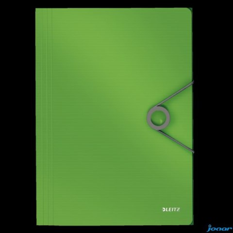 Teczka z gumką PP LEITZ SOLID A4 jasnozielona 45631050