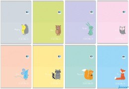 Zeszyt A5 32k. linia B&B KIDS PASTEL INTERDRUK 1311 (X)