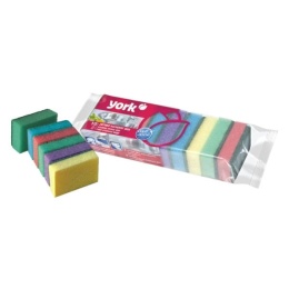 Gąbka do zmywania MINI York 10szt( 8 x 5 x 2,5)