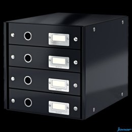 Pojemnik z 4 szufladami LEITZ C&S czarny 60490095