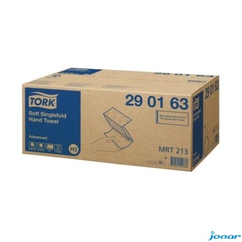 Ręcznik składny Advanced ZZ biały 2 warstwy 3750 szt./kart H3 TORK 290163, 15x250