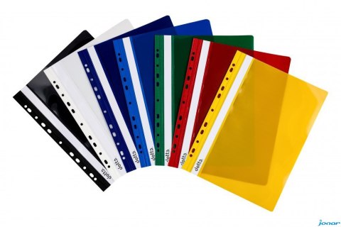 Skoroszyt DOTTS A4 twardy wpinany pomarańczowy (10szt) SH-DOT-01-08