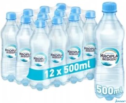 Woda KROPLA BESKIDU niegazowana 0.5L butelka PET zgrzewka 12 szt. KAUCJA