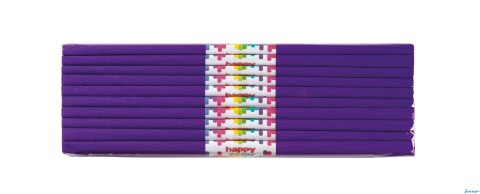 Bibuła marszczona 50x200cm, jagodowa, 10 szt., HAPPY COLOR, HA 5020-63
