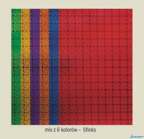 Karton A2 250gr.holographic-sfinks mix (24) CORMORAN *7848 (X)