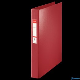 Segregator Esselte A4 z 4 kółkami, grzbiet 42 mm, bordowy, 14464