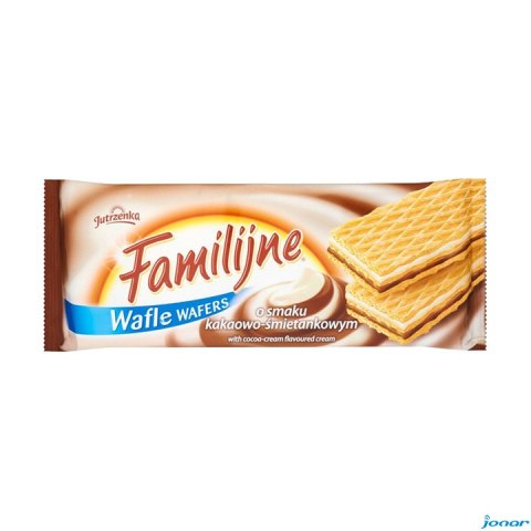 Wafle FAMILIJNE Kakaowo-śmietankowym 180g JUTRZENKA