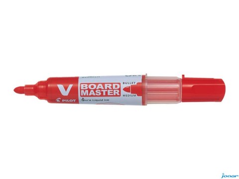 Marker suchościeralny V BOARD MASTER czerwony PIWBMA-VBM-M-R-BG PILOT