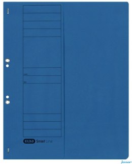 Skoroszyt kartonowy ELBA 1/2 A4, oczkowy, niebieski, 100551876