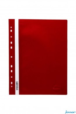 Skoroszyt wpinany PP DOTTS (20) czerwony wzmocniony polipropyle SPP-DOT-02-01