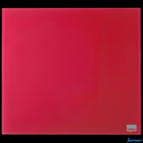 Tablica szklana NOBO Diamond Glass czerwona 450x450 1903955