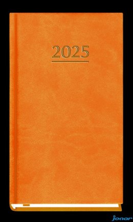 Terminarz Kieszonkowy 90x165mm 2026 - pomarańczowy Michalczyk i Prokop T-231V-P kalendarz 1 tydzień na 2 stronach