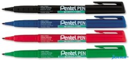 Marker z okrągłą fibrową końcówką czarny NMS50-A PENTEL