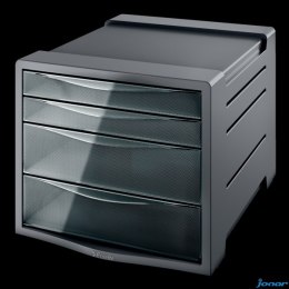 Pojemnik z 4 szufladami EUROPOST VIVIDA dymny ESSELTE 28453