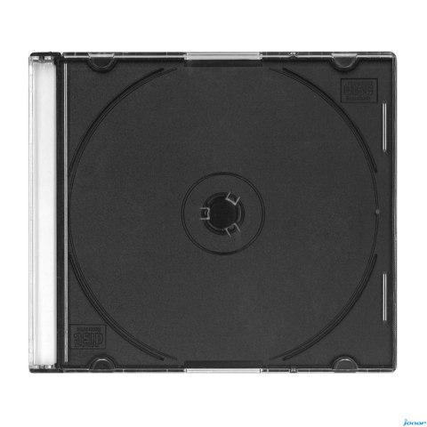Pudełko na 1CD SLIM CASE 5,2MM BLACK OMEGA
