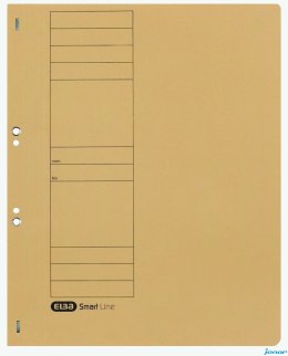 Skoroszyt kartonowy ELBA A4, oczkowy, beżowy, 100551870
