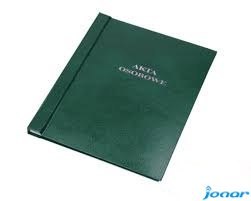 Teczka do akt.osobowych oklejane zielone BARBARA 1822002