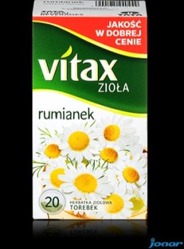 Herbata VITAX RUMIANEK 20t *1,5g ziołowa bez zawieszki