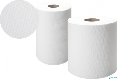 Ręcznik w roli PROFESSIONAL 120/2 (6 rolek) 120m 2warstwy celuloza biały ELLIS 3032