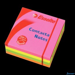 Bloczki samoprzylepne ESSELTE 75x75mm neon 320 kartek 83065