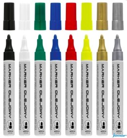 Marker olejowy ECONOMY, fibrowa końcówka 2,5 mm, niebieski TO-420 Toma