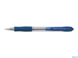 Długopis olejowy automatyczny PILOT SUPER GRIP niebieski PIBPGP-10R-L