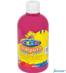 Farba tempera 500 ml, różowa ciemna CARIOCA 170-2357