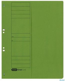 Skoroszyt kartonowy ELBA 1/2 A4, oczkowy, zielony, 100551879