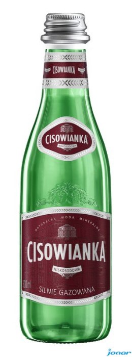 Woda CISOWIANKA 0.3l Silny Gaz szkło karton 24 szt