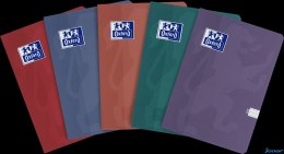 Brulion Oxford Touch Trend Szyty A5 80 kartek 90 g kratka 5x5 mm 400175461