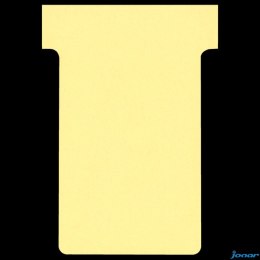 Karteczki T-Card Nobo, rozmiar 2, żółte 100 szt. 2002004