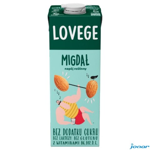 Napój LOVEGE Migdałowy Bez Dodatku Cukru 1l SANTE