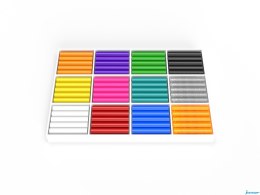 Plastelina max 120 wałeczków Sweet Colours 91925 KOMA-PLAST