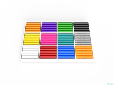 Plastelina max 120 wałeczków Sweet Colours 91925 KOMA-PLAST
