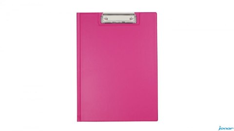 Teczka z klipsem A4 pink BIURFOL KKL-04-03 (pastel różowy )