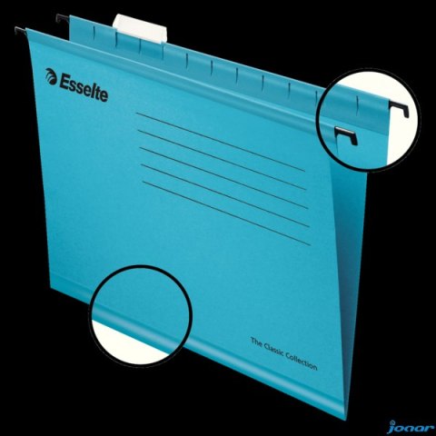 Teczki zawieszane Esselte Classic A4, niebieski, 25 szt. PENDAFLEX 90311