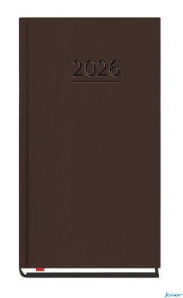 Terminarz Kieszonkowy 90x165mm 2026 - czarny Michalczyk i Prokop T-231V-V kalendarz 1 tydzień na 2 stronach