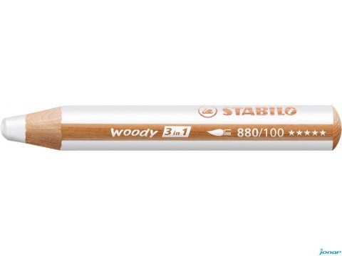 Kredka WOODY biała 880/100 STABILO