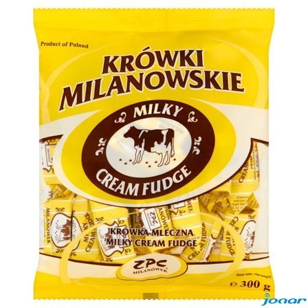 Krówki Milanowskie mleczne 300g ZPC MILANÓWEK